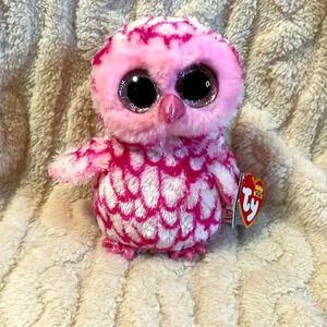 Pink Ty Boos Owl